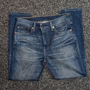 Levi's Dark Blue Straight Jeans